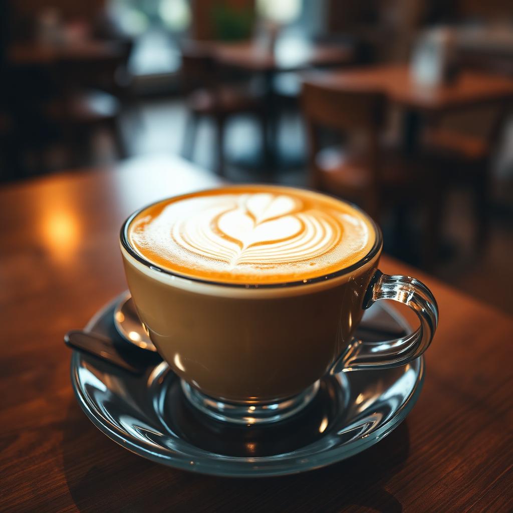 Cappuccino con latte art